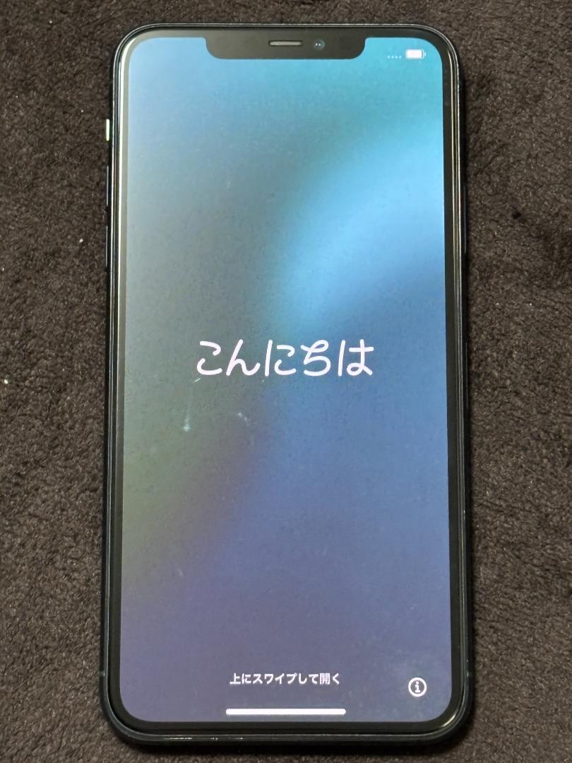 【美品】Apple iPhone 11 Pro Max ミッドナイトグリーン