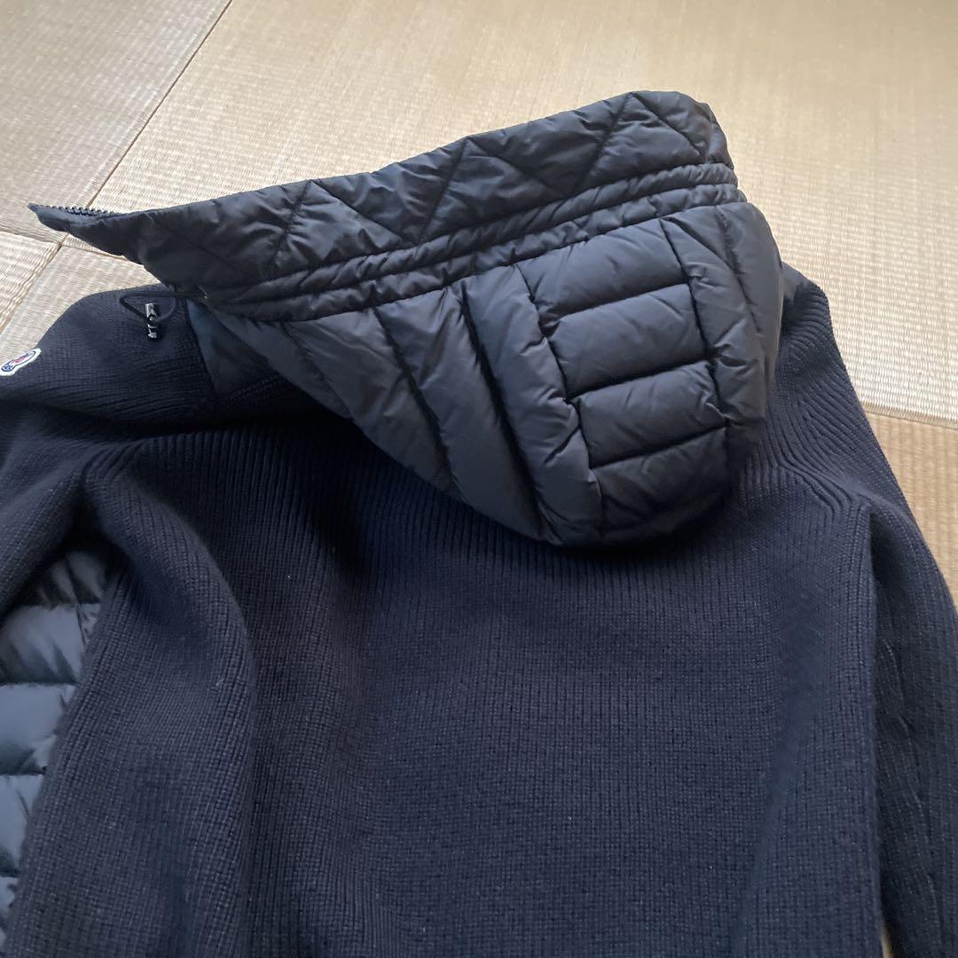MONCLER (モンクレール) フロントダウン フード フルジップ ニット