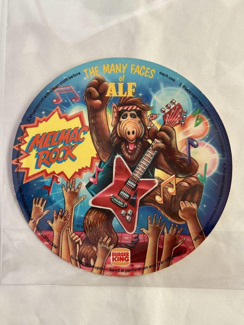 45 RPM Vinyl Record Burger King Alf the Many Faces of Alf VG