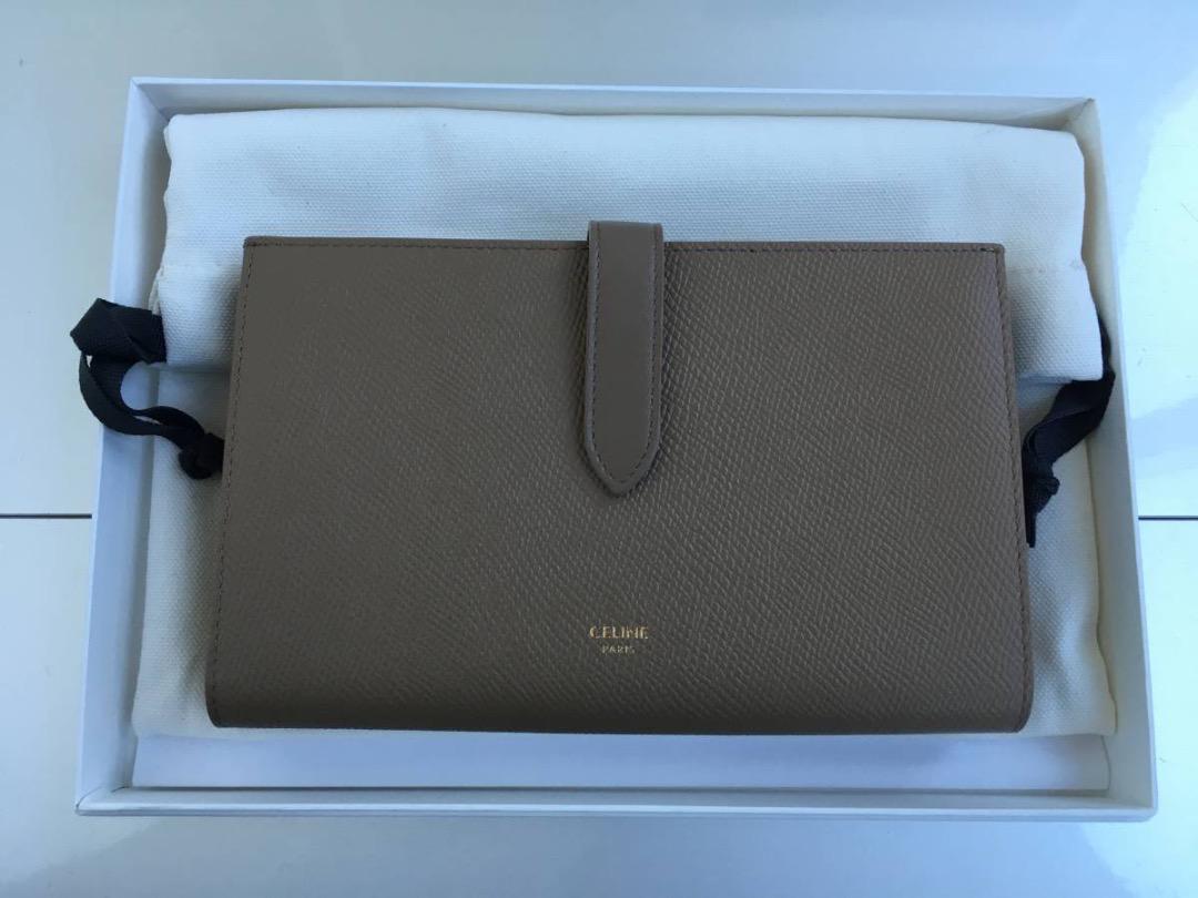 新品 CELINE セリーヌ 財布 ラージ ストラップ ウォレット
