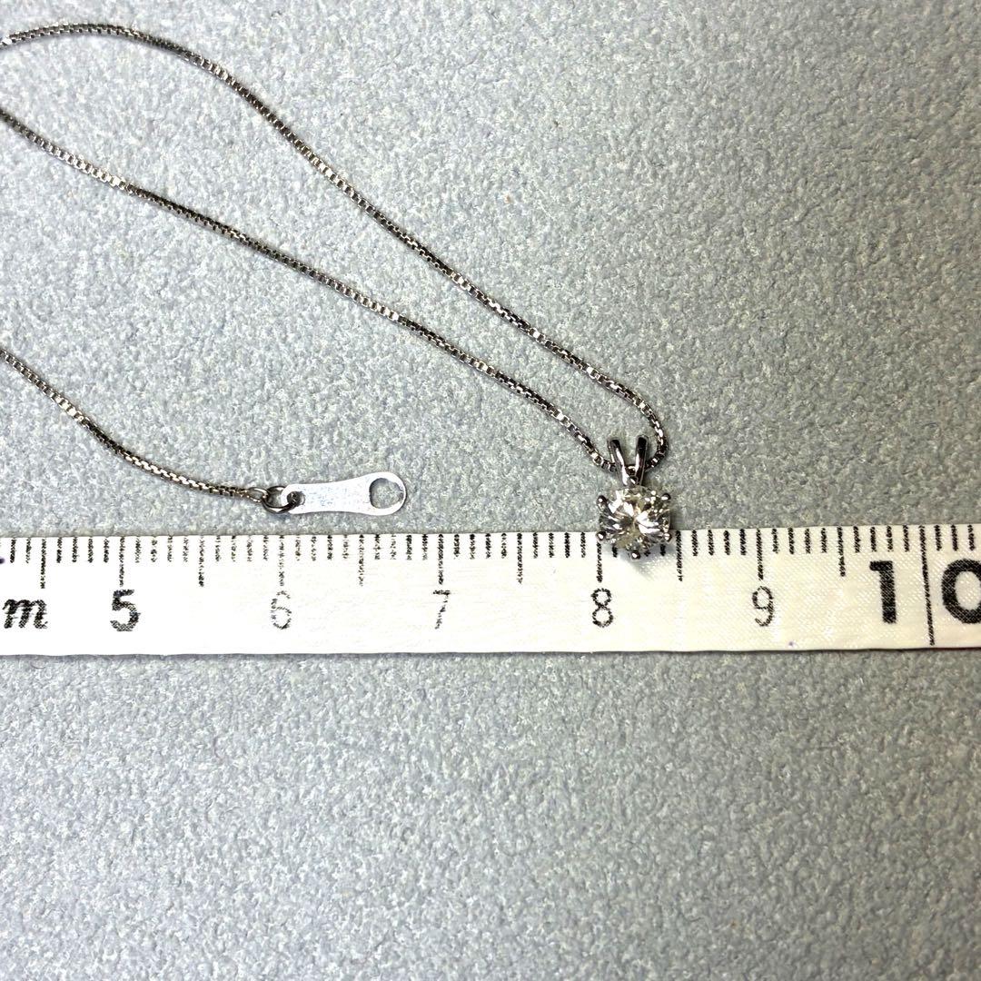 Pt900 Pt850 ダイヤモンド ネックレス ( 0.30ct )
