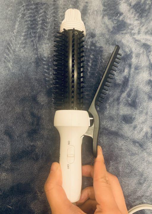 パナソニック ヘアアイロン カール・ストレート両用 EH-HT45-W