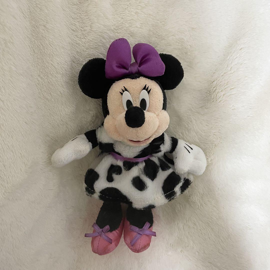 ［レア/廃盤品］ディズニーランド ミニーマウス ぬいぐるみバッジ ダルメシアン