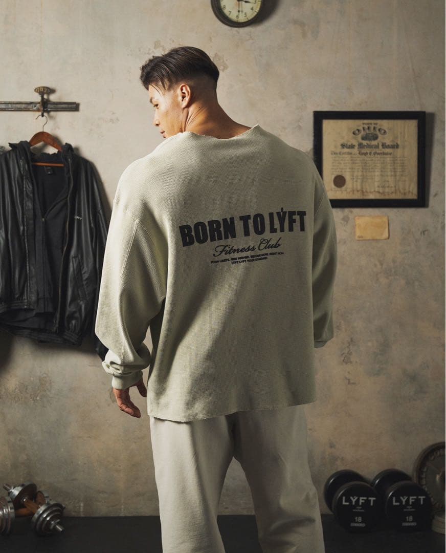 VINTAGE THERMAL LONG T-SHIRT - IVORYM DARC SPORT