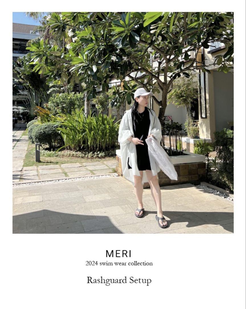 meri セットアップラッシュガード ブラック