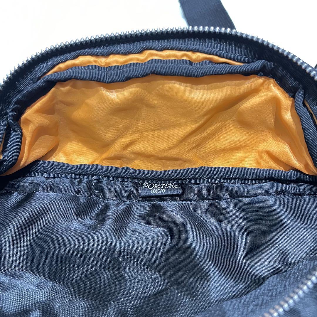【美品】ポーター PORTER タンカー ボディーバッグ ウエストバッグ S
