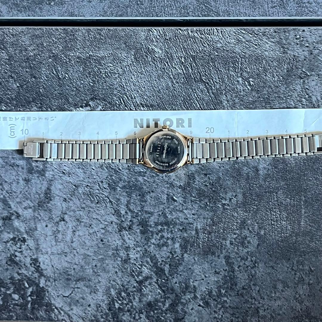 YSL サンローラン　ムーンフェイス　腕時計　クォーツ