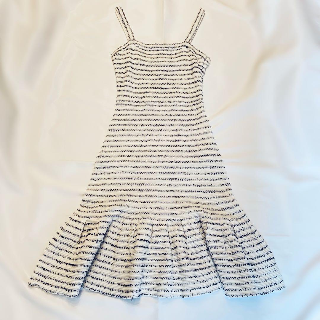 Christian Dior サマーツイード サマーニット キャミワンピース