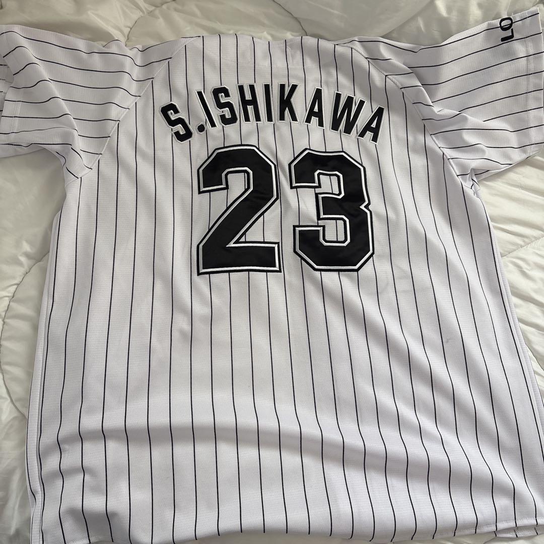 千葉ロッテマリーンズ ユニフォーム S. ISHIKAWA 23 千葉ロッテマリーンズ ユニフォーム S.ISHIKAWA 23 - メルカリ