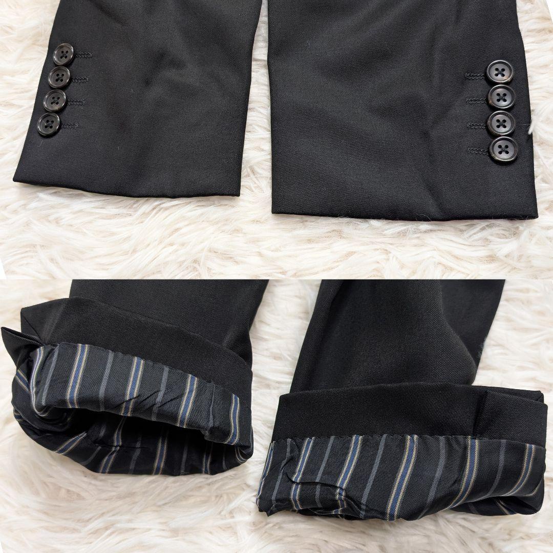 COMME CA MEN ビジネススーツ セットアップ CERRUTI　黒　L