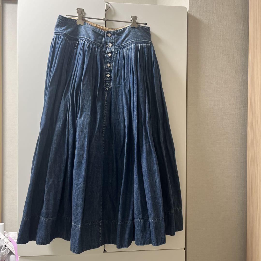 デニム　ロングスカート