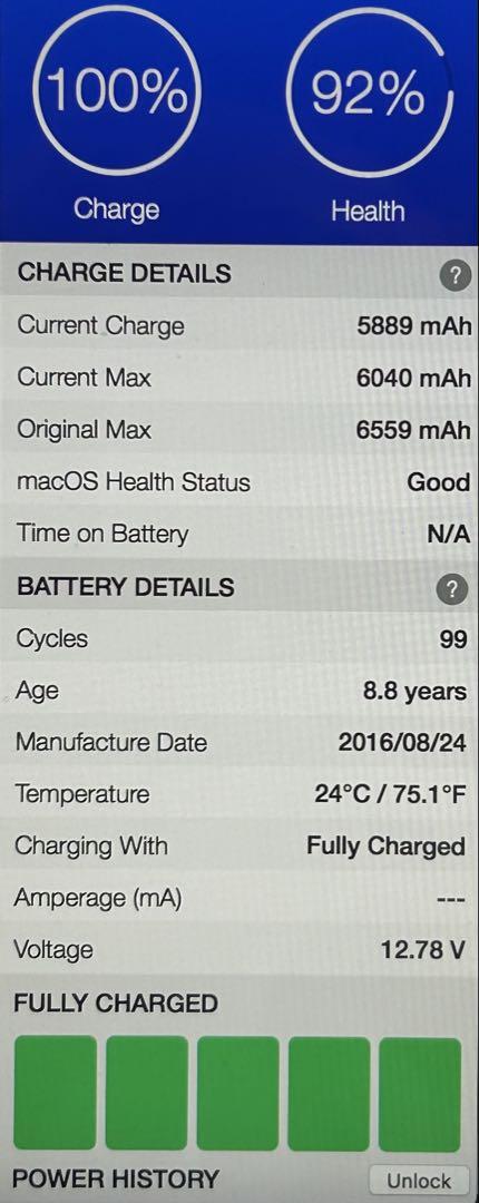 【極美品】MacBookPro 13インチ MF839J/A 付属品すべてあり