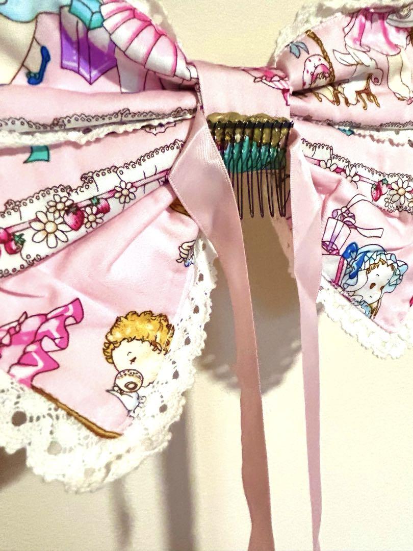 BODYLINE ヘッドドレス付 お茶会 ジャンパースカート ワンピース