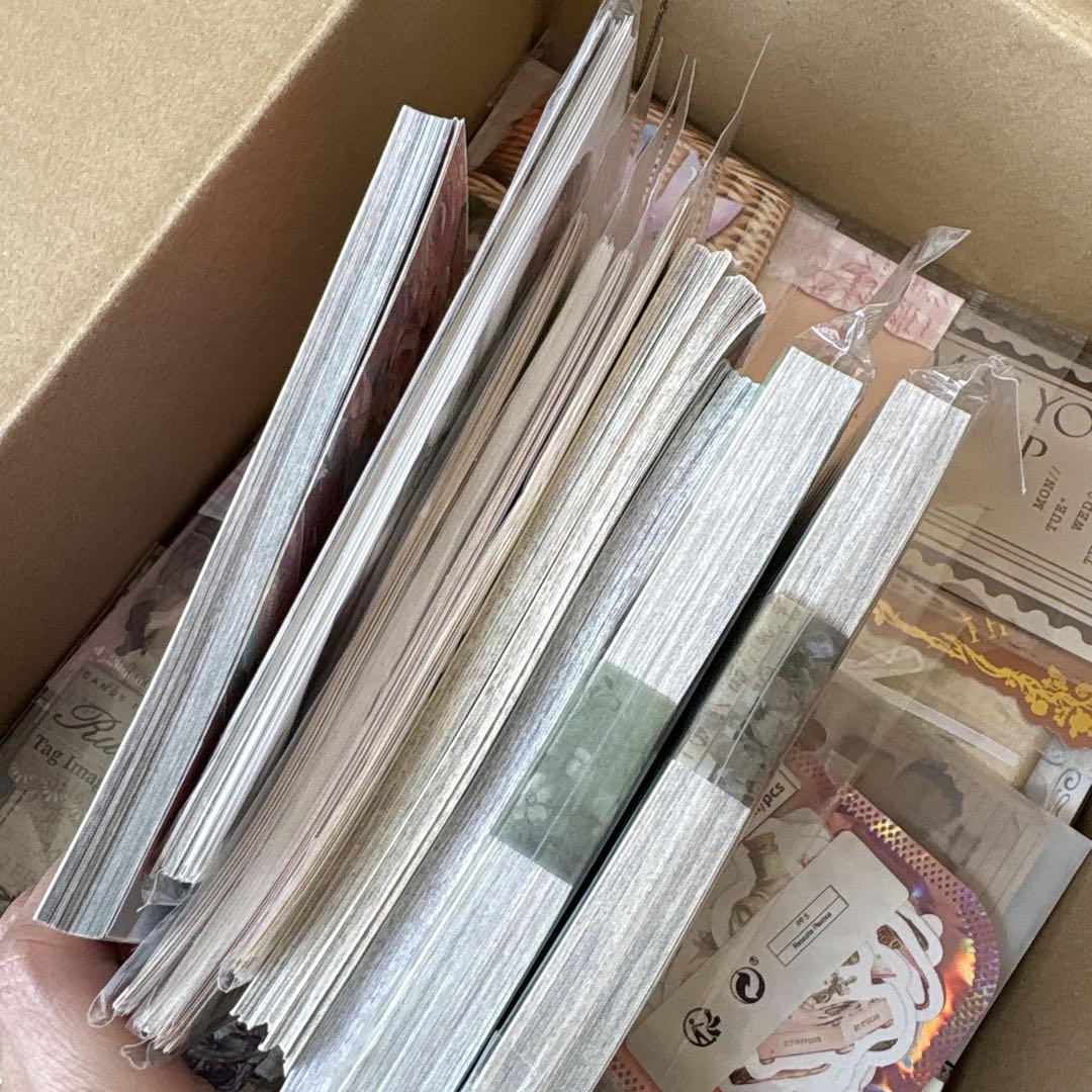 3 断捨離 セット コラージュ まとめ 素材 日記 紙もの