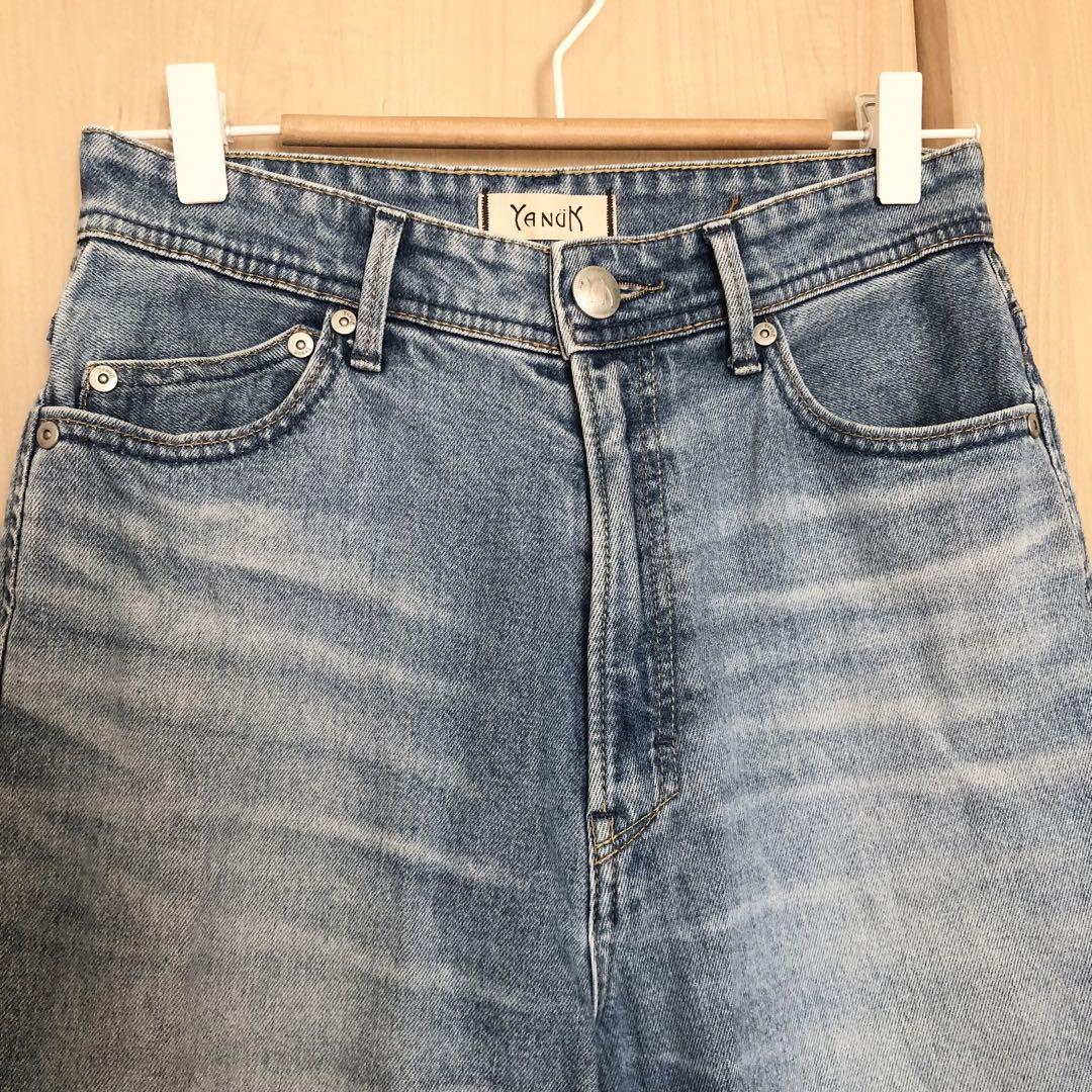 美品 YANUK ヤヌーク LOUISE ストレートデニム 25インチ VSX
