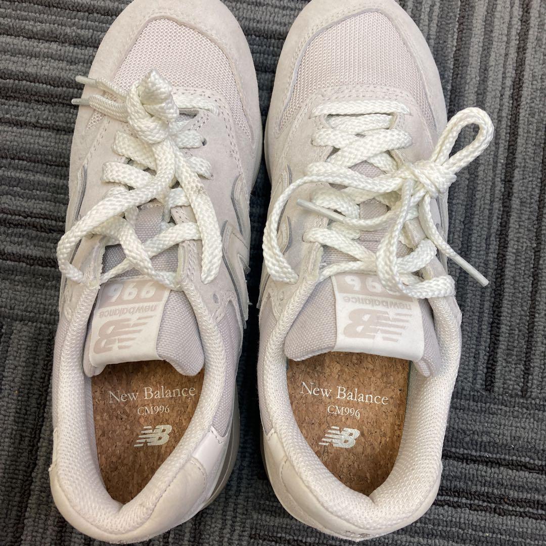 はっちNew Balance CW996 ホワイト スニーカー