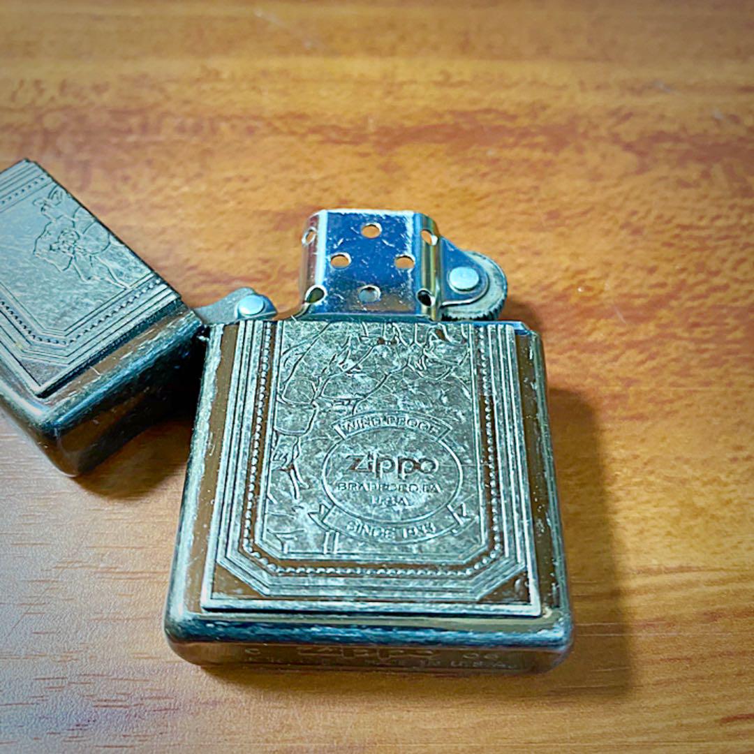 美品!used zippo 2005年3月製造 WINDY 右向き 希少!