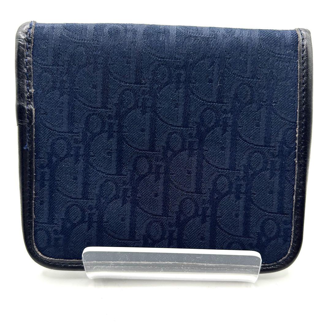 Christian Dior ディオール トロッター コインケース ネイビー Dior ディオール キーリング付コインケース 小銭入れ トロッター