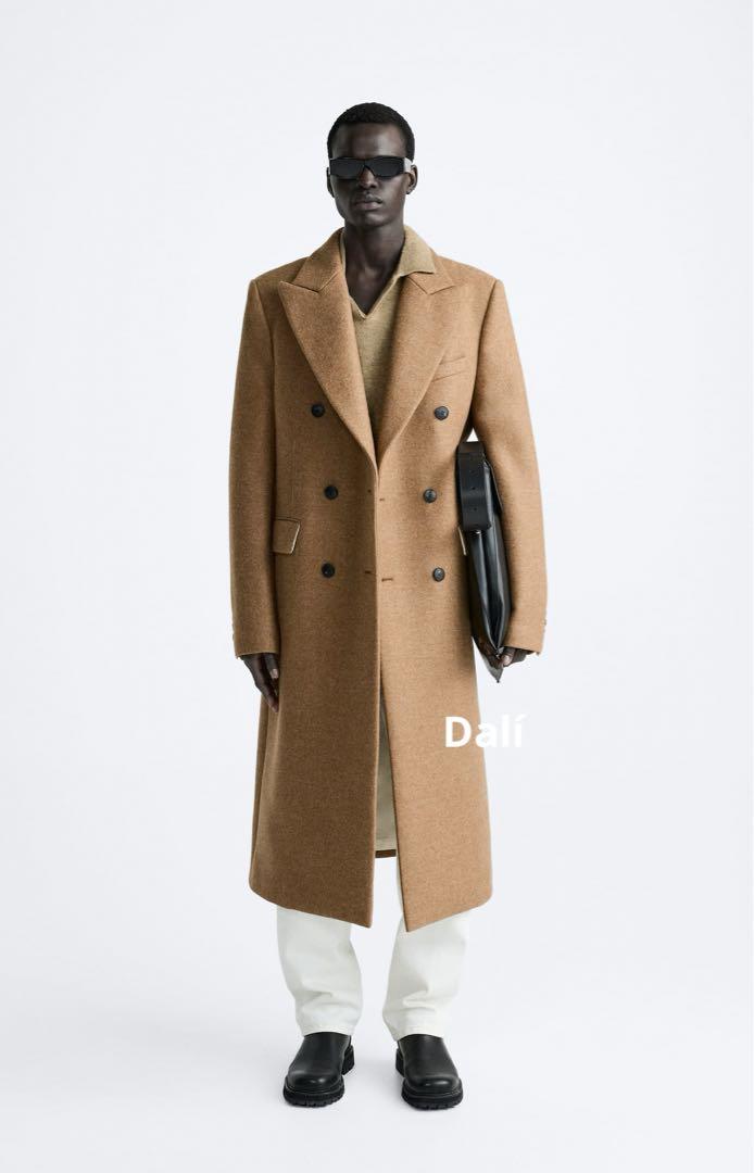 新品未使用 タグ付き ZARA ウールブレンド ロングコート ザラ