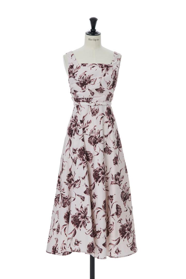 ワンピース herlipto Dahlia Belted Dress