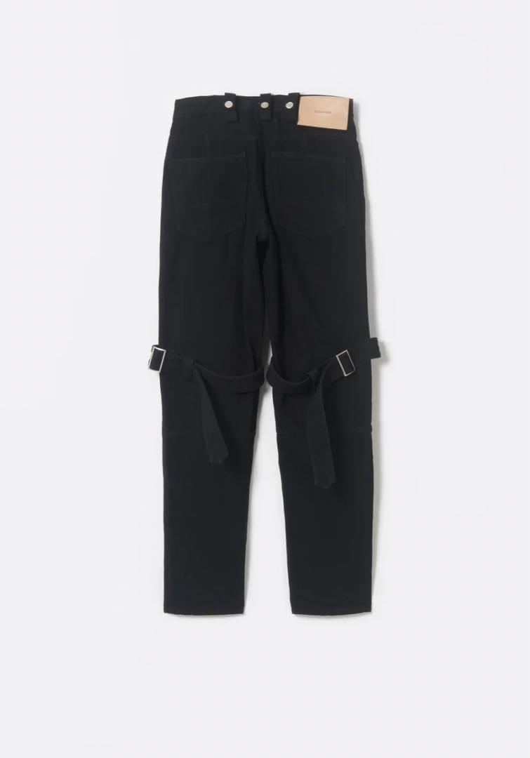 SUBLATIONS BONDAGE DENIM PANTS 【BLACK】