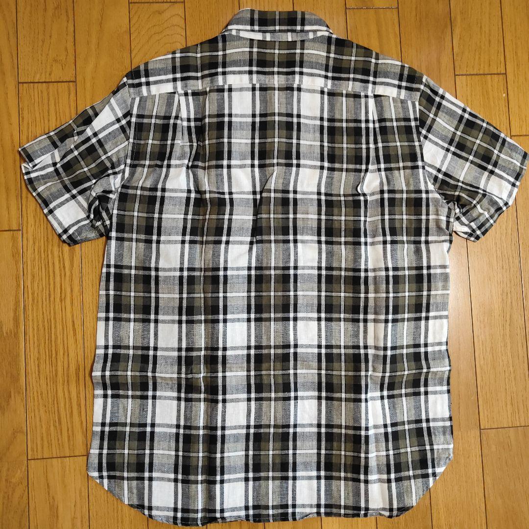 チェックシャツ グリーン