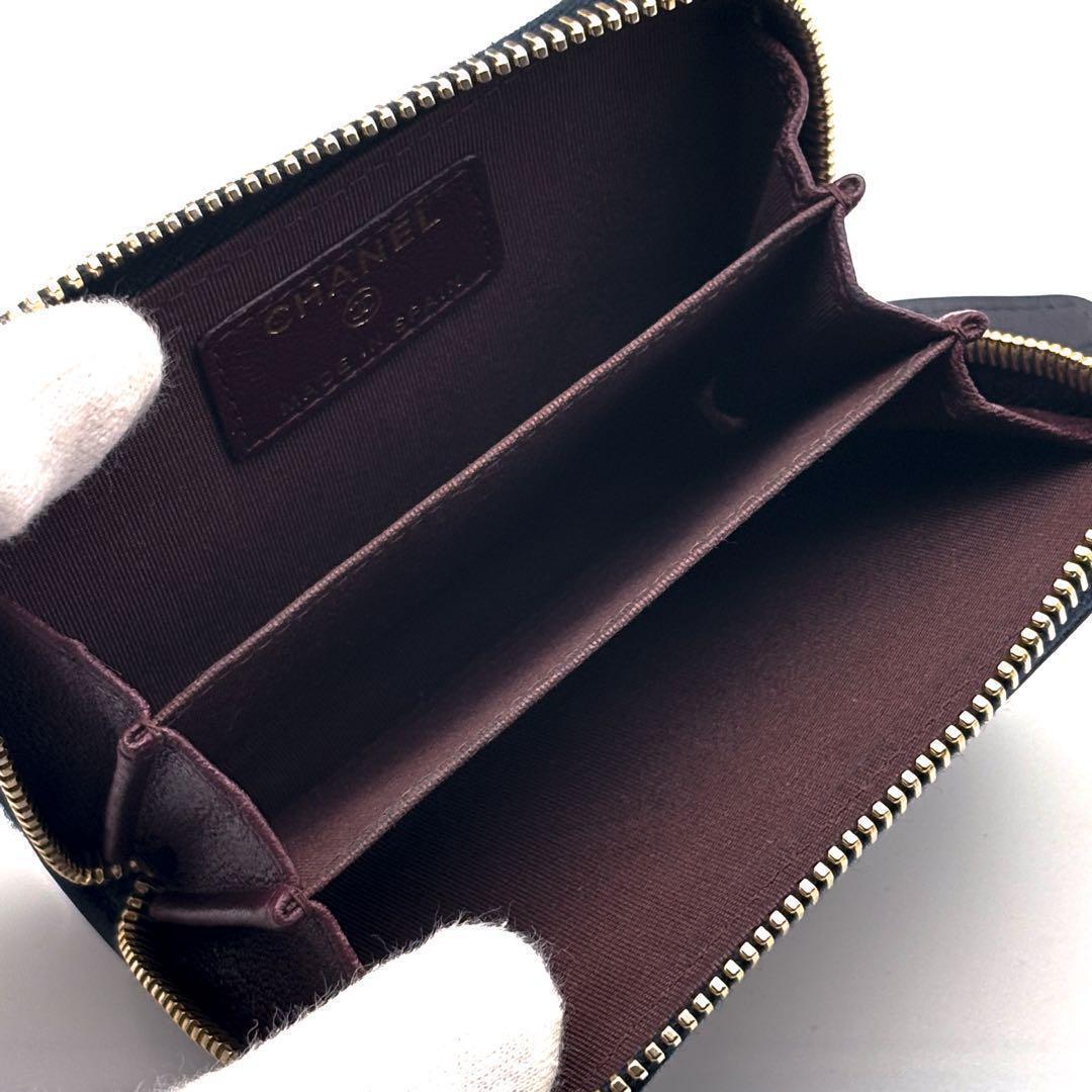 【超極美品✨】シャネル 財布 コインパース マドモアゼル ラウンドジップ 超極美品✨】シャネル 財布 コインパース マドモアゼル ラウンド