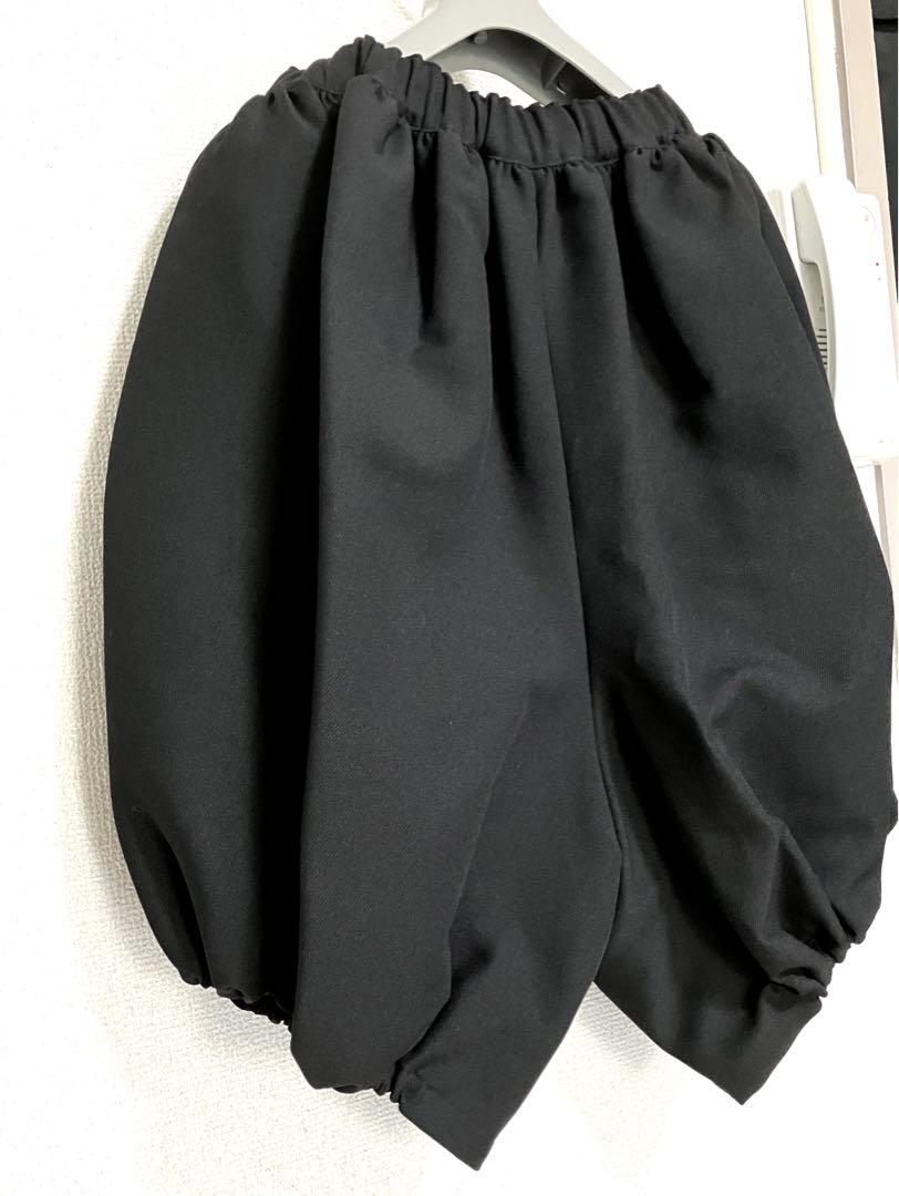 COMME des GARÇONS エステルペンギンカボチャパンツBLACK S