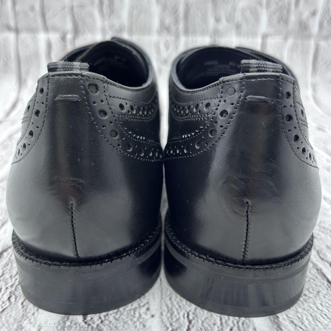 【未使用】COLE HAAN ビジネスシューズ パンチドキャップトゥ 革靴