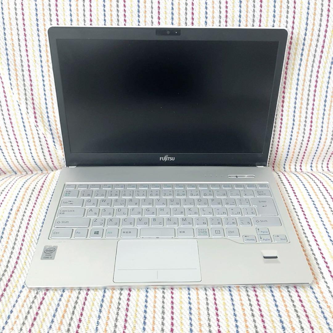 ジャンク】富士通ノートパソコン LIFEBOOK SH75/P 白 カメラ付き