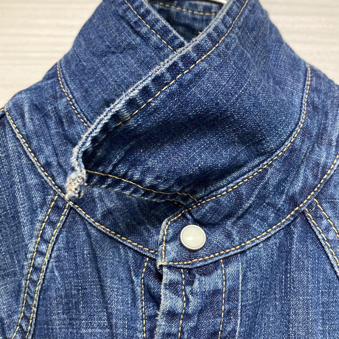 REMI RELIEF（レミレリーフ） 8.5ozデニム ノコギリ型フラップ