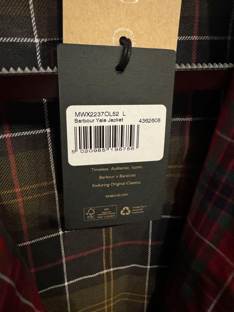 Barbour × Baracuta G9 バブアー バラクータコラボ　Lサイズ