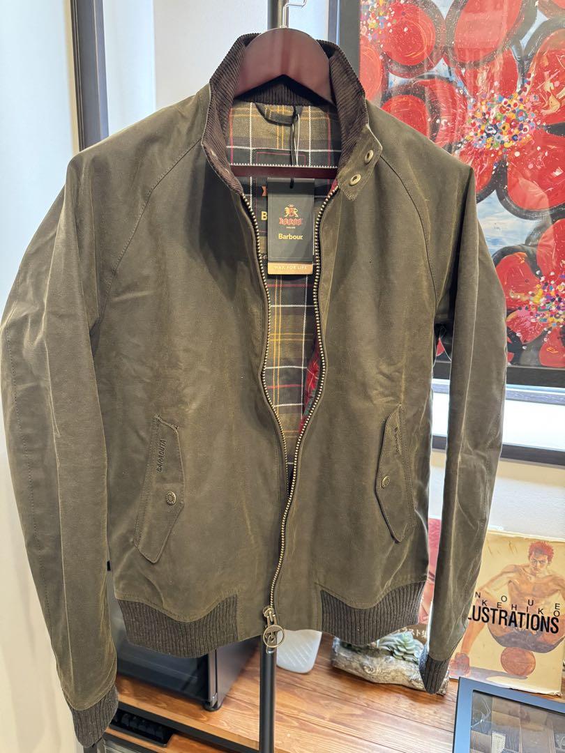 牛革Barbour × Baracuta G9 バブアー バラクータコラボ　Lサイズ