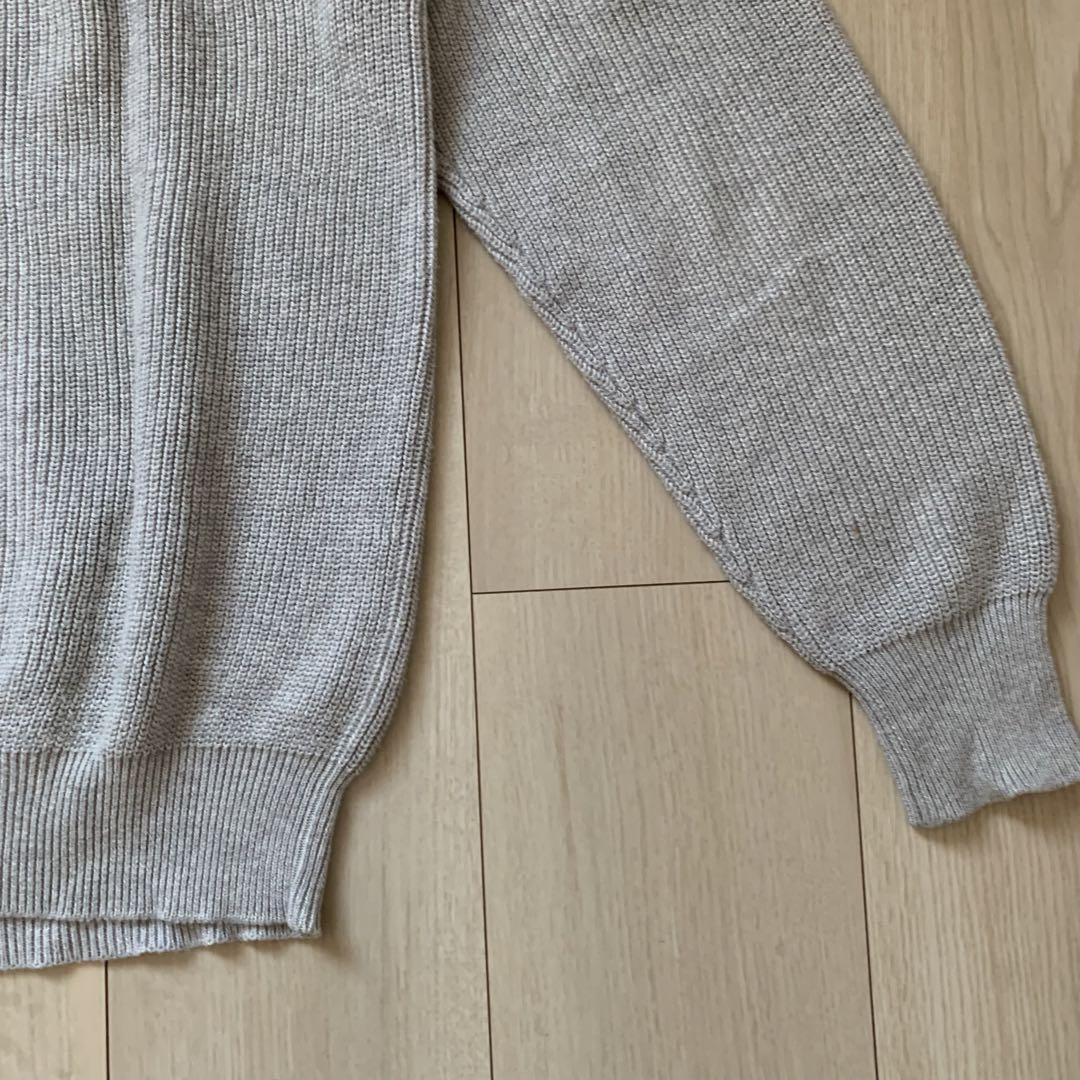美品　BATONER  コットン　カシミヤ　ニット　グレー