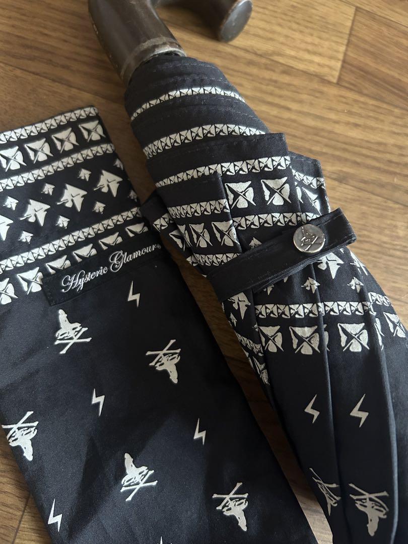 ヒステリックグラマー　折り畳み傘 HYSTERIC GLAMOUR（ヒステリックグラマー）の「SYMBOL LOGO