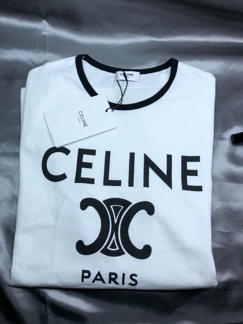 CELINE ホワイト Tシャツ XS