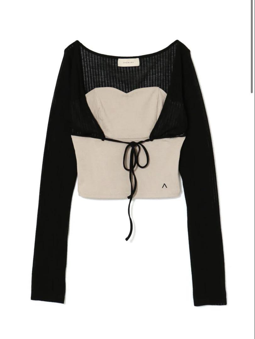 トップス ANDMARY Lona ribbon tops