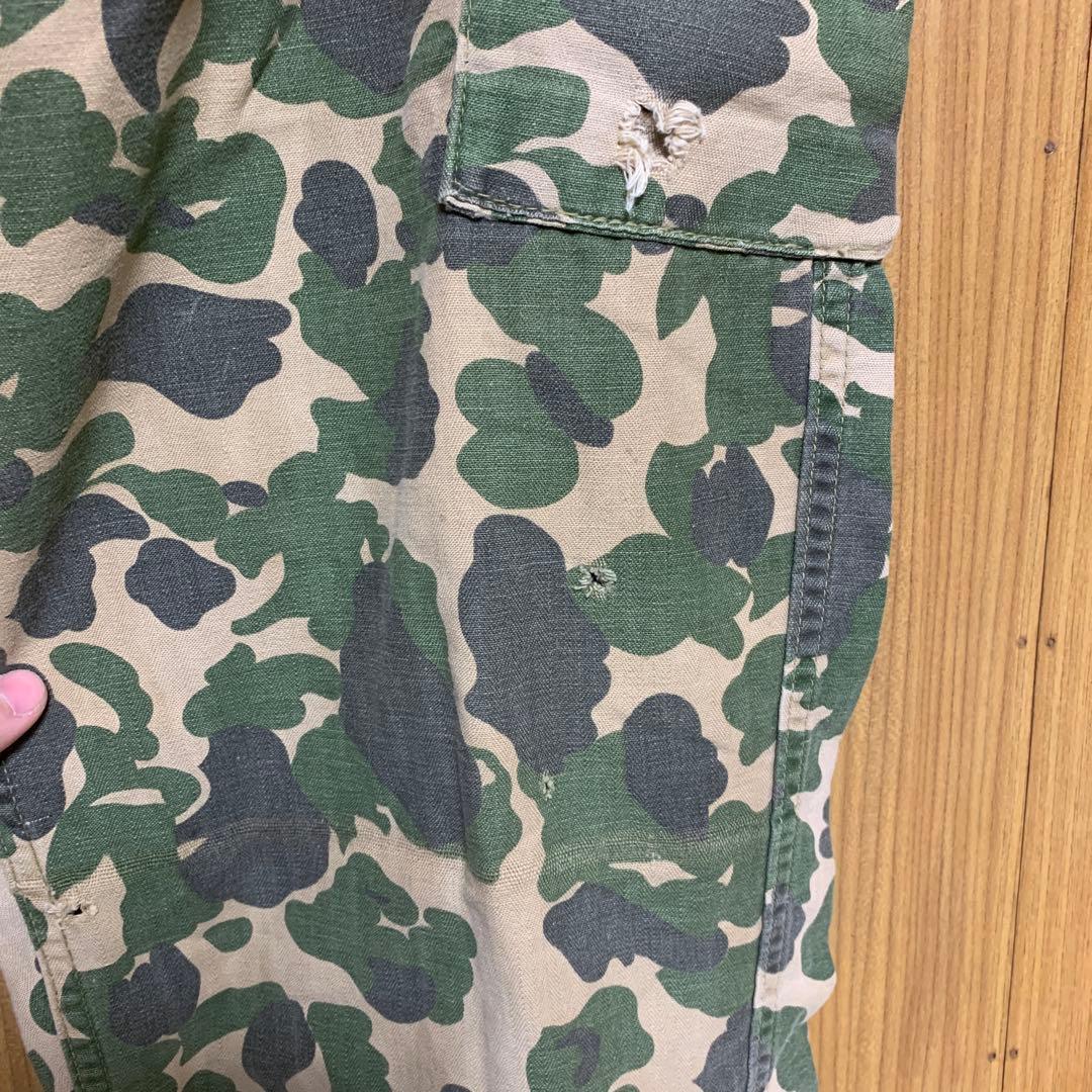 ベトナム戦争 ダックハンターカモヘリンボーンパンツ2XL