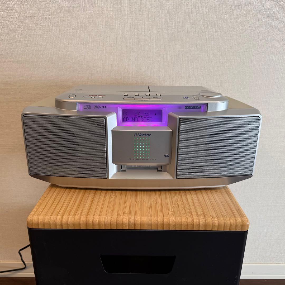 日本ビクター VICTOR CD MDポータブルシステム RC-T1MD