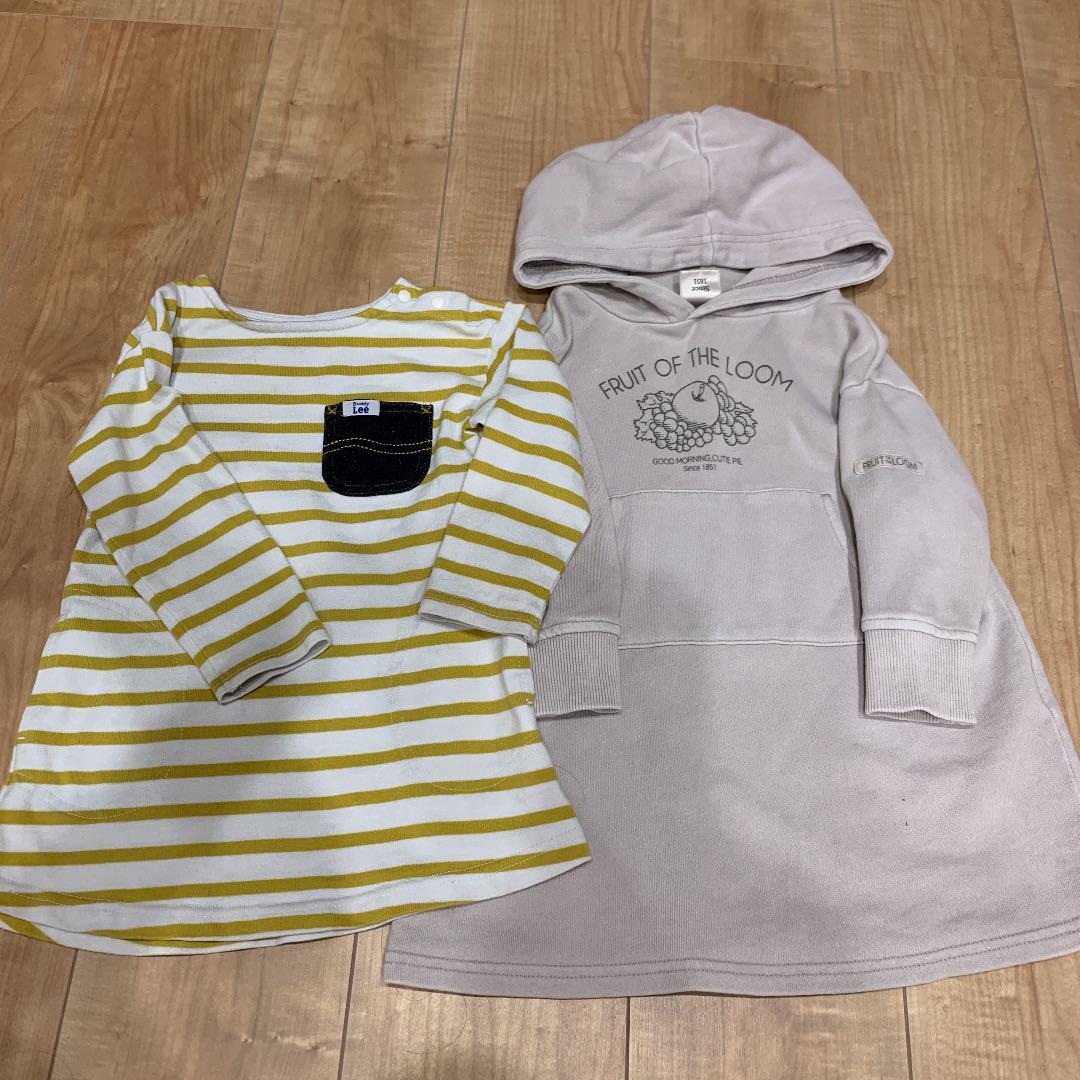 Lee&フルーツオブザルーム トップス 2枚セット売り