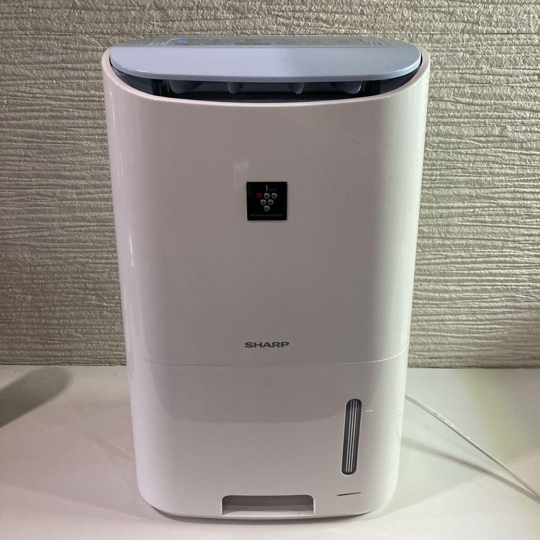 SHARP 除湿器　衣類乾燥・消臭機能付き ホワイト　プラズマクラスター