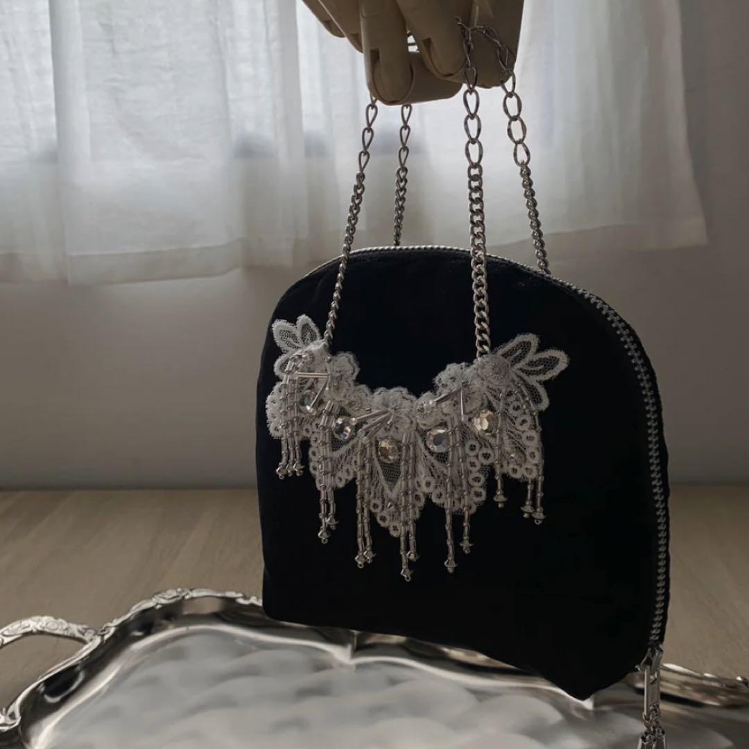 tanakadaisuke Snow bijou Pouch bag