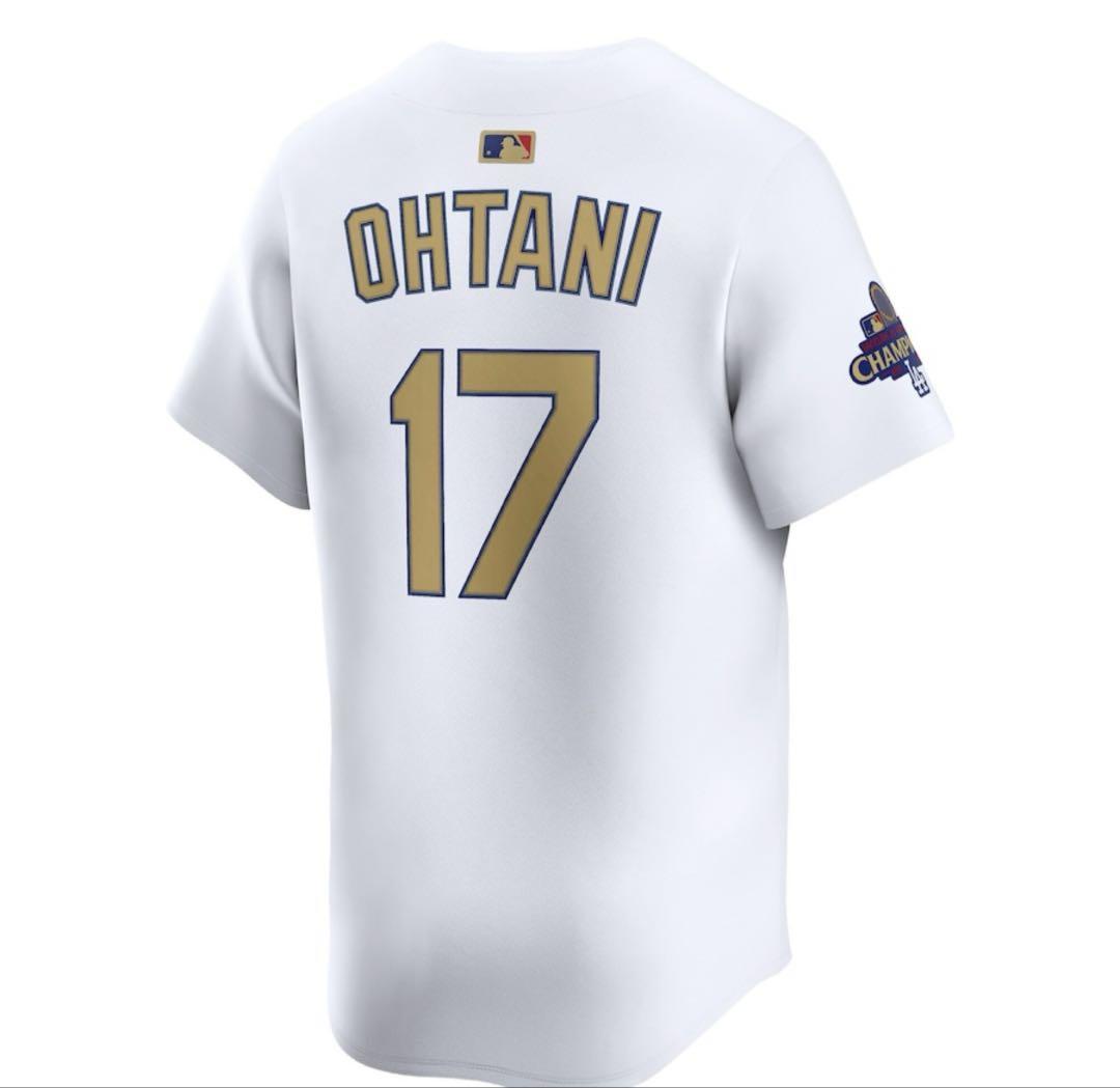 激レア即完売品Dodgers Ohtani 17ユニフォームゴールドリミテッド