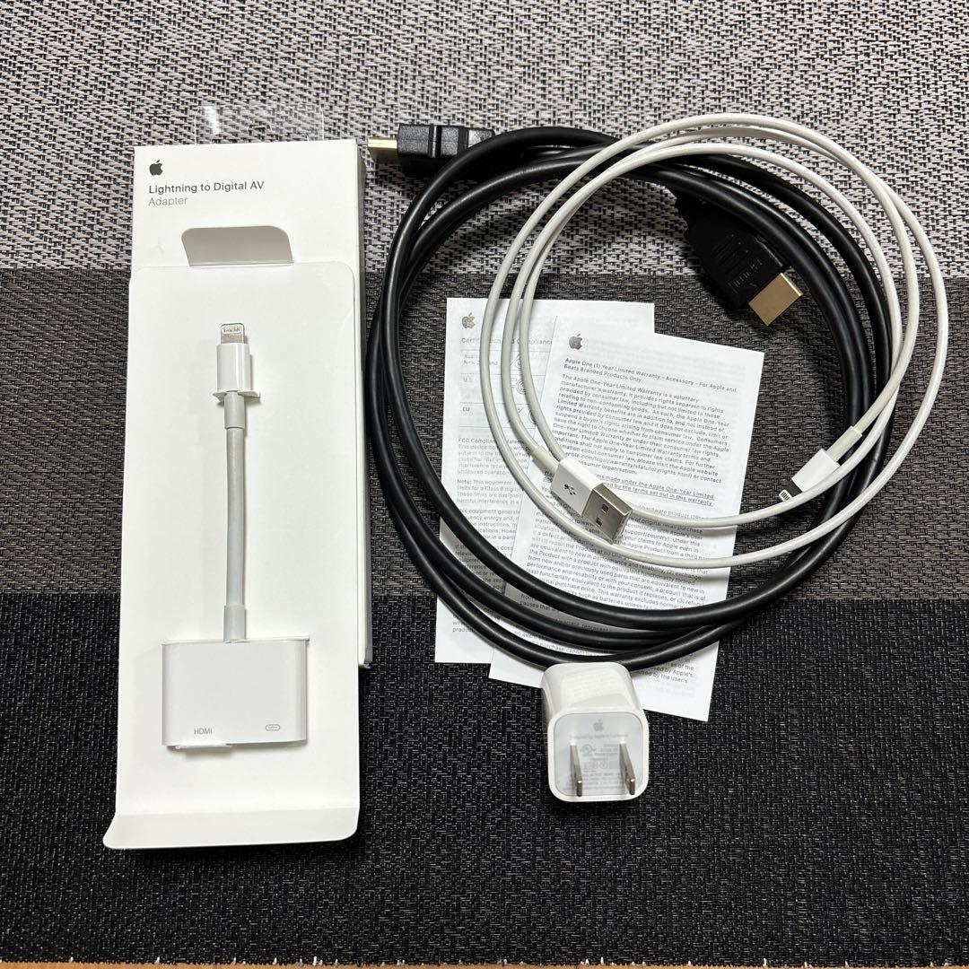 アップルApple Lightning - Digital AVアダプタ 純正品 Apple純正 Lightning Digital AVアダプタ|福岡のレンタル