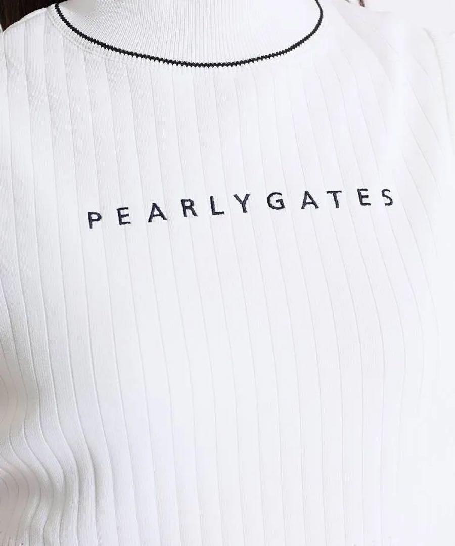PEARLY GATES パーリゲイツ 袖フリルノースリーブニット1 - メルカリ