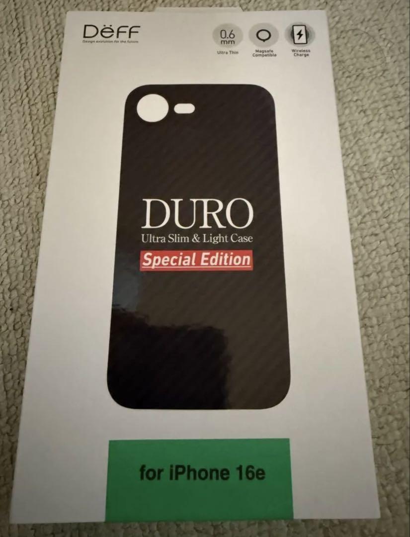 Deff iPhone16e UltraSlim MagSafeアラミドケース