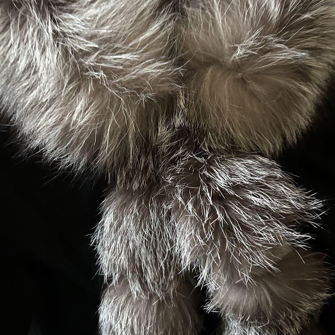 サガファー　saga furs レディース　カシミヤ　ポンチョ　ラビット　コート