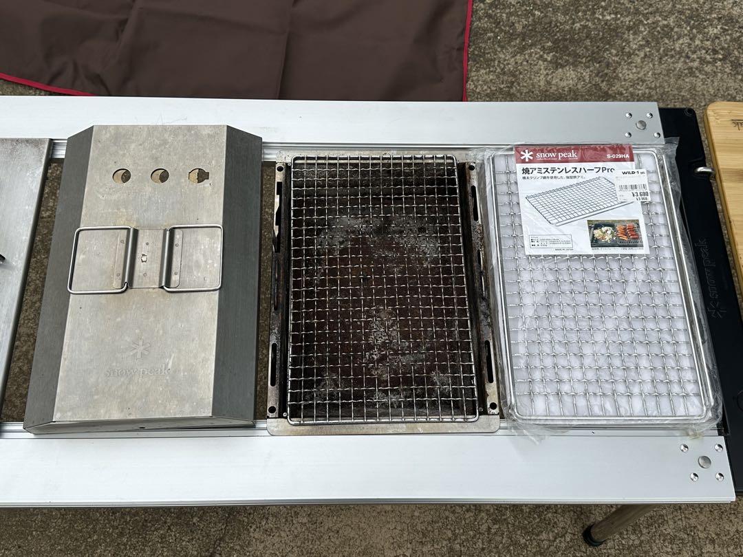 値下げ　スノーピーク 焼武者と新品専用網付き