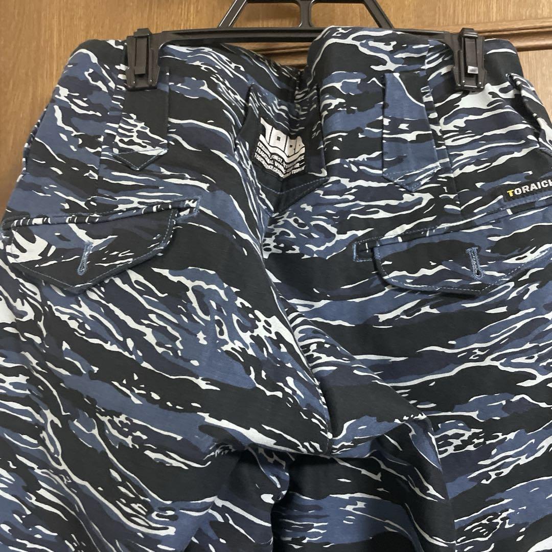 【値下げ】 新品未使用】寅壱 迷彩柄 ニッカ 超超ロング 作業ズボン 鳶服 パンツ