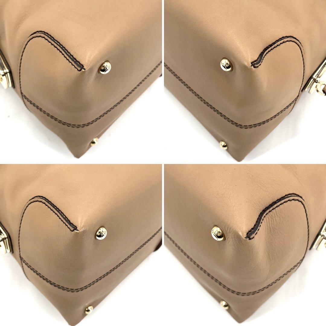 極美品・付属品完備】トッズ 2way トートバッグ 本革 レザー